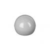 18-415 Gray Light Non Dispensing Plastic Ball Bottle Cap w/ Valve Seal