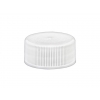 20-400 White Non Dispensing Bottle Cap-Stipple Top-F-217 Liner (Comar)