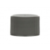 20-410 Gray Dark Ribbed PP Plastic Non Dispensing Cap w/ Stipple Top & Foam Liner 50% OFF NEW
