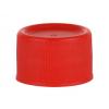 20-410 Red Ribbed PP Plastic CT Cap-Indented Top-Valve Seal