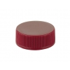 24-400 Red Rustic Non Dispensing PP Plastic Bottle Cap w/ HS Liner 50% OFF