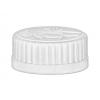 33-400 White CRC Ribbbed PP Plastic Bottle CT Cap-HS Liner-Pictorial Opening Instruct-Berry