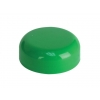 38mm Green Non Dispensing Plastic Dome Bottle Cap w/ Plug Seal