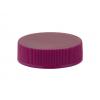 38-400 Magenta Ribbed PP Bottle-Jar Cap-CT-Smooth Top-HS Liner