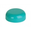 38mm Green Teal Non Dispensing Plastic Dome Bottle Cap w/ Plug Seal