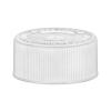 38-400 White CRC Ribbed Non Dispensing PP Bottle-Jar Cap-Foam Liner-Open Instruct (Berry)