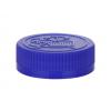 45-400 Blue CRC Ribbbed Non Dispensing PP Plastic Bottle Cap w/ HS-Foam Liners-Opening Instructions