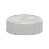 45-400 White CRC Ribbbed Non Dispensing PP Plastic Bottle Cap w/ HS Liner-Opening Instructions