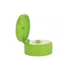 22-400 Green Lime Dispensing Flip Top PP Plastic Bottle Cap-.190 in. Orif-2 in. Diameter
