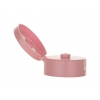 22-400 Pink Dispensing Flip Top PP Plastic Bottle Cap w/ .190 in. Orifice, HS Liner & 2 in. Diameter (Surplus)