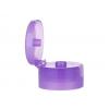 22-400 Purple Translucent Dispensing Flip Top PP Plastic Bottle Cap w/ .250 in. Orifice & 1.5 in. Diameter (Surplus)