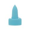 24-410 Blue Skies Ribbed PP Plastic Dispensing Twist Bottle Cap-.086 in orif. (MRP)