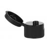24-410 Black PP Plastic Ribbed Flip Top Bottle Cap W/ .250 in. Orifice (Seaquist-Aptar) 24-410 Black PP Plastic Ribbed Flip Top Bottle Cap W/ .250 in. Orifice (Seaquist-Aptar)