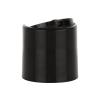 24-410 Black Matte Disc Top PP Plastic Dispensing Bottle Cap-300 in. Orif