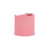 24-410 Pink Blush Ribbed PP Plastic Disc Top (F) Bottle Cap-.332 in. Orif-Plug Seal
