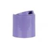 24-410 Purple Dispensing Disc Top PP Plastic F Style Bottle Cap w/ .308 in. Orifice