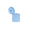 24-415 Blue Light Smooth Flip-Top Dispensing Cap w/ .120 in. Orifice