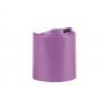 24-415 Lavender Rose Disc Top Dispensing PP Plastic D Style Bottle Cap w/ .305 in. Orifice-HS Liner (Stull)