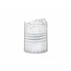 24-415 Natural Smooth Disc-Top Dispensing Cap D Style Plastic Bottle Cap w/ .308 in. Orifice (Stock Item)