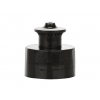 28-410 Black Faceted Dispensing PP Plastic Bottle Cap Push-Pull Style-.135 in. Orif