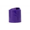 28-410 Purple Smooth PP Plastic D Style Disc Top Dispensing Bottle Cap-.324 in. Orif