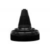 38-400 Black Smooth Twist Open Dispensing PP Plastic Bottle Cap-.178 in. Orif-HS Liner (For PVC-PET Plastc  Bottles)