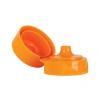 33-400 Orange Smooth Flip Top Dispensing Bottle Cap with .250 Orifice, Pour Spout & Valve Seal
