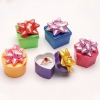 12 Bright Bold Colored Paper Ring Hat Boxes-12 Lids