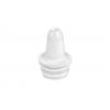 15mm White LDPE Nasal Controlled Dropper Plug Insert-.020 in. Orifice (Amcor)