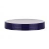 100-400 Blue Dark Flat Smooth CT PP Plastic Jar Cap-HS Liner