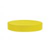 53-400 Yellow Flat Smooth PP Plastic Non Dispensing Jar Cap-HS Liner