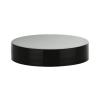 58-400 Black Flat Smooth Continuous Thread Liner-less Jar Cap (King)