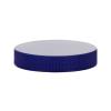 58-400 Blue Dark Flat Ribbed Continuous Thread PP Plastic Jar Cap-Liner-less (MRP)