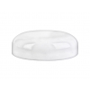 58-400 White Dome Smooth PP Non Dispensing CT Cap-PE Foam Liner