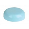 63 mm Blue Light Dome Smooth Non Dispensing PP Plastic Liner-less Jar Cap-Valve Seal