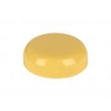 63 mm Yellow Light Dome Smooth Non Dispensing PP Plastic Liner-less Jar Cap-Valve Seal