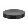 70-400 Black Flat Smooth PP Plastic Continuous Thread Jar Cap-PE Liner (Olcott)