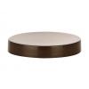 70-400 Brown-Bronze Flat Smooth Non Dispensing PP Plastic Liner-less Jar Cap