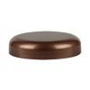 70-400 Brown Dome Smooth Non Dispensing PP Plastic Liner-less Jar Cap