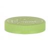 70-400 Green CRC Flat Ribbed PP Plastic Non Dispensing Jar Cap-Dual HS Liner-Opening Inst