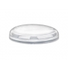 70-400 Natural Dome Smooth Non Dispensing Plastic Liner-less Jar Cap-King