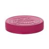 70-400 Pink Fuchsia CRC Flat Ribbed PP Plastic Non Dispensing Jar Cap-Dual HS Liner-Opening Inst