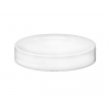 70-400 White Flat Smooth PP Non Dispensing Plastic Liner-less Jar Cap (Intrapac)