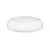70-400 White PP Plastic Smooth Dome Non Dispensing Plastic Liner-less Jar Cap-KING