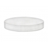 70-400 White Flat Smooth Shiny PP Plastic CT Jar Cap-F-217 Liner-MRP