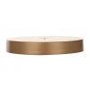 89-400 Gold Smooth Flat PP Plastic CT Jar Cap-HS Liner-MRP