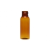1 oz. Amber 20-410 Round Bullet PET (BPA Free) Translucent Plastic Bottle (Stock Item)