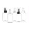 2 oz. Clear PET 20-410 Plastic Oblong Bottle- Beveled Sides-FM Sprayer or Treatment Pump (Stock)