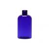 4 oz. Blue Cobalt 20-410 PET (BPA Free) Plastic Semi-Translucent Boston Round Bottle