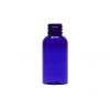 1 oz. Blue Cobalt PET (BPA Free) 20-410 Semi-Translucent Plastic Boston Round Bottle w/ White FM Nasal Sprayer 3 1/2 in. diptube 30% OFF
